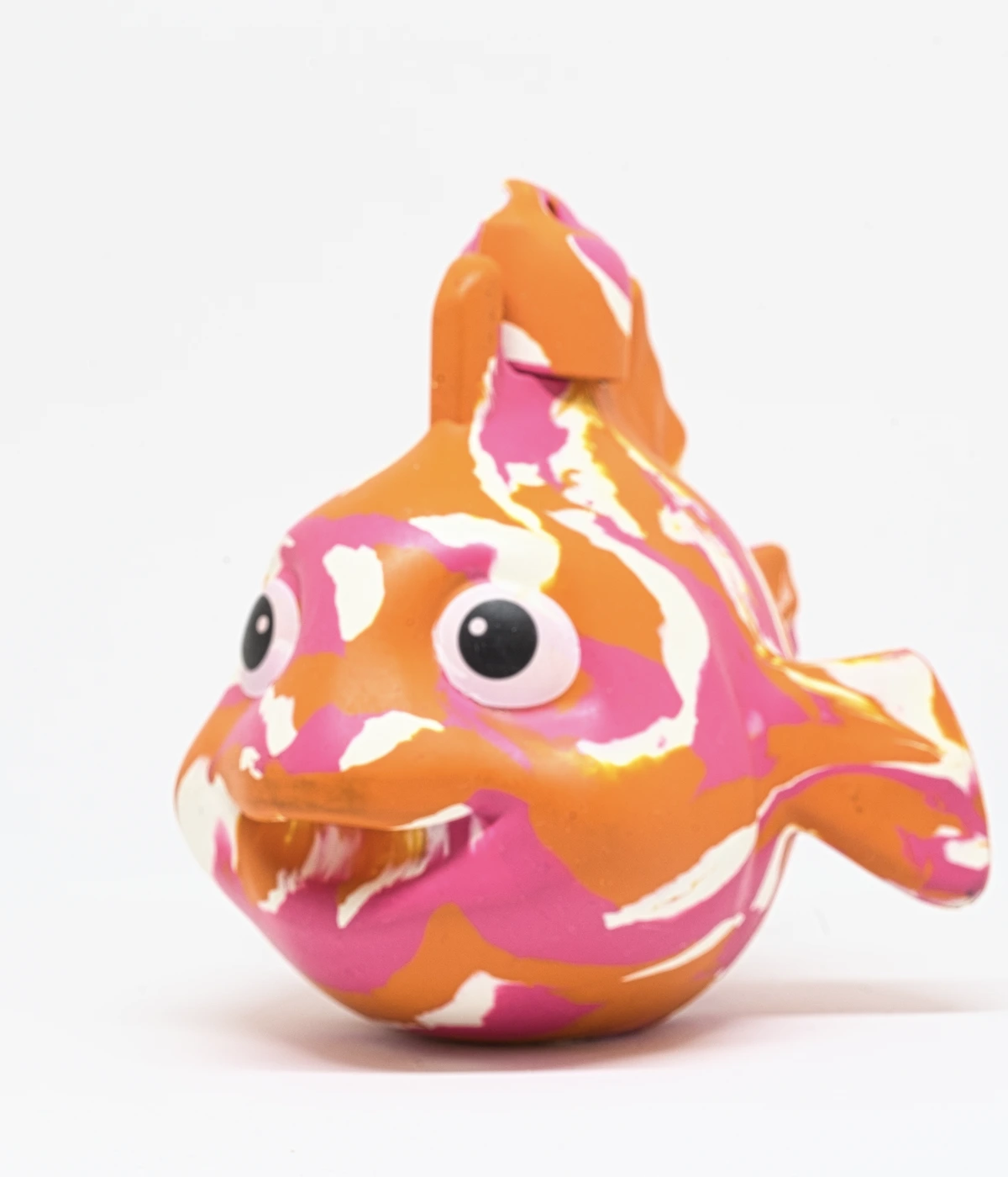 Bilibli et son motif unique aux nuances orange, rose et crème.